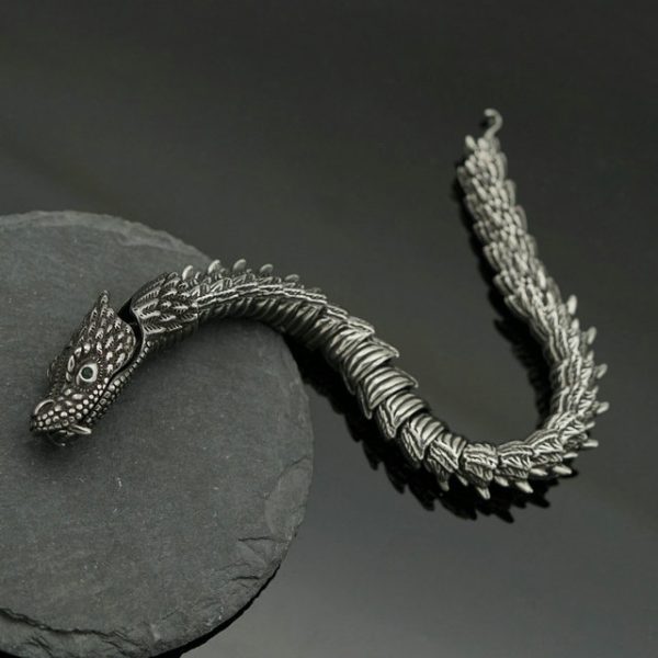 Dragon Bone Chain Stereoscopic Dragon Scale Bracelet - 图片 3