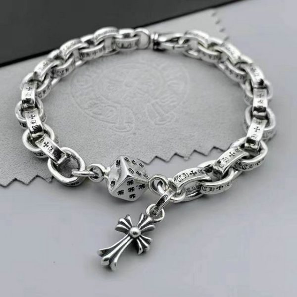 Domineering cross men's tide European and American retro bracelet - 图片 10