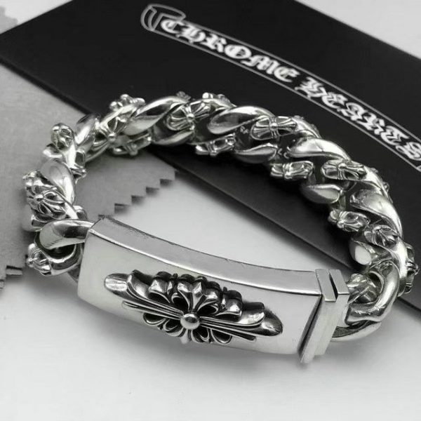 Domineering cross men's tide European and American retro bracelet - 图片 7