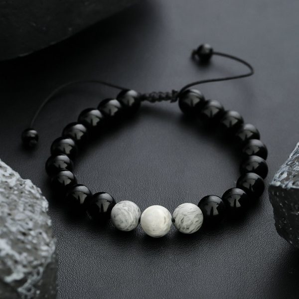 Tiger's Eye Bracelet for Men and Women, Adjustable Woven Stylish Unisex Accessory - 图片 3